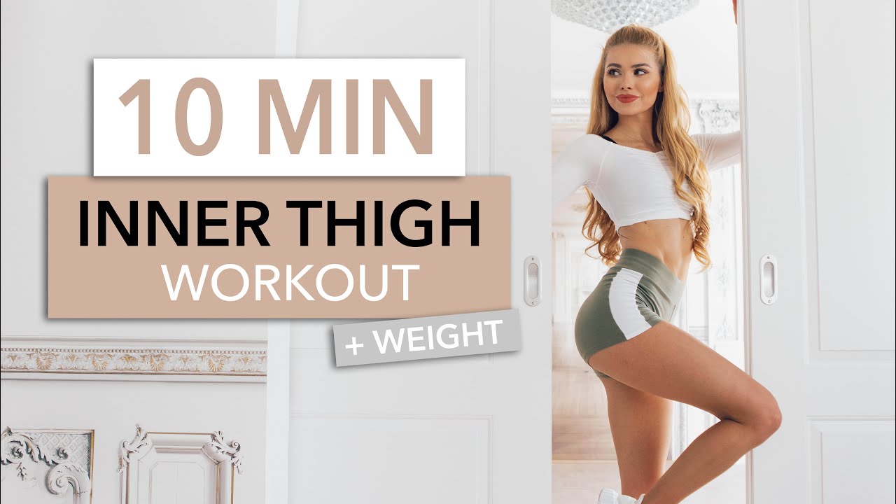 10 MIN INNER THIGH WORKOUT - tighten the inner part of your legs / Intense - Pamela Reif