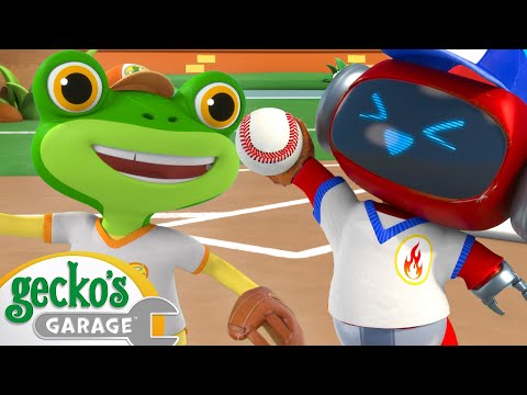 Baseball Break Down! ⚾🛠 Can Gecko Fix the Game? | Gecko's Garage | Learning Videos for Kids 🛻🐸🛠️