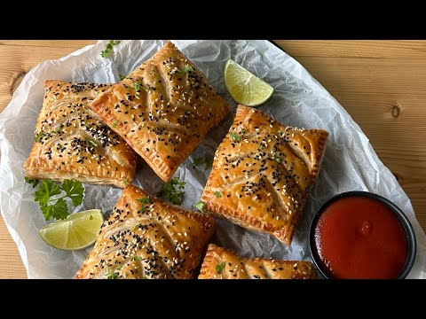 Pulled Beef Puff Patties Recipe