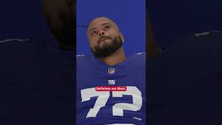 "A very soft spoken, humble, BEAST" #giants #nfl #andrewthomas #shorts #football #newyorkgiants