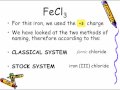 Chemical Nomenclature and Formulas