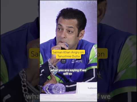 Salman Reply To Reporter 😡😰 Tanushree Dutta or Nana Patekar 🙀#salmankhan #nanapatekar #shorts