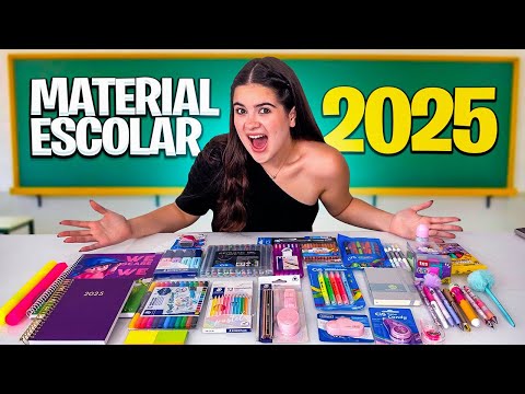 MEU MATERIAL ESCOLAR PARA 2025!