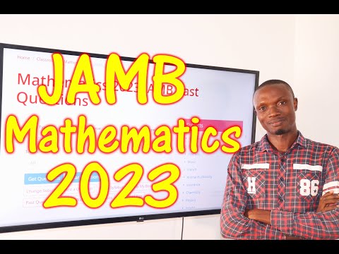 JAMB CBT Mathematics 2023 Past Questions 1 - 20