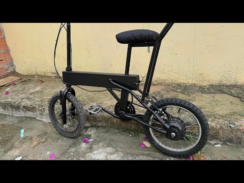 COMO FAZER UM QUADRO DA BICICLETA ELETRICA CASEIRO COMPLETO, DIY, INVENTOS E IDEIAS