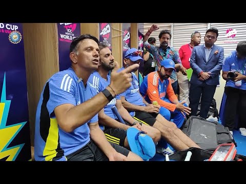 Rahul Dravid Last Emotional Speech before Leaving Indian team after India won WC final 2024