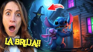 STITCH Y ANGEL ENTRAN A LA CASA EMBRUJADA Y PASA ESTO...🧙‍♀️🤫