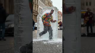 Probiere den Eisblock-Trend mit Gemini und Nano Banana Pro aus 🍌