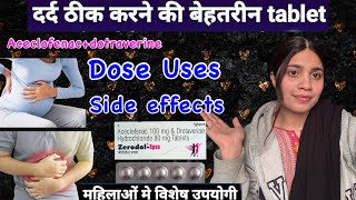 Zerodol spas tablet uses in hindi | zerodol spas | dose uses and side effects in detail by dr bushra