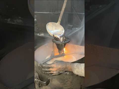 Silver Melting Item Casting || Manufacturing Motor Fan Back Cover