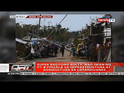 Super Bagyong Rolly Nag Iwan Ng P B Pinsala Sa Imprastruktura At