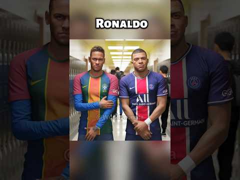 Neymar y Mbappé ayudan a Ronaldo 🥰❤️