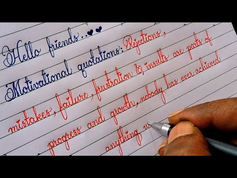 How to write beautiful cursive handwriting | neat writing  | cursive writing #handwriting #cursive
