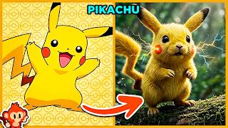 🔴 POKÉMON | 🔊 ADIVINA EL SONIDO | ¿Cómo serían los Pokémon en la VIDA REAL? | 🐵#monoquiz