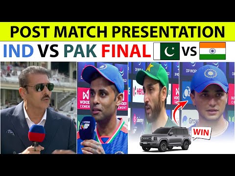 POST MATCH PRESENTATION | INDIA VS PAKISTAN  FINAL ASIA CUP 2025