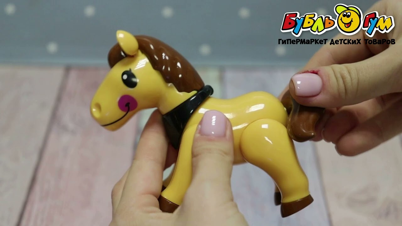Игрушка-трещотка Lanson Toys Лошадка в ассортименте - видео