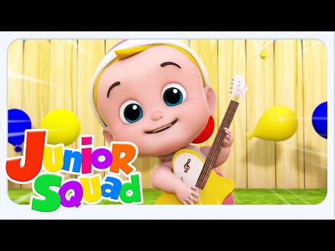 Junior Squad - La Canción del Bebé Risueño | Música Divertida para Hacer Reír a los Niños