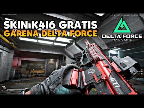 SENJATA TERBAIK K416 SKIN GARENA GRATIS DI DELTA FORCE! 100 KILLS+