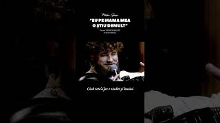 “Eu pe mama mea o știu demult” (Misha Grossu)