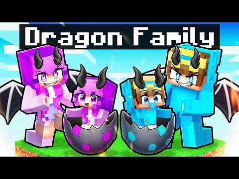 Having a DRAGON FAMILY in Minecraft!