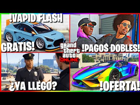 !NUEVA ACTUALIZACION en GTA5 ONLINE! | GOLPE A LA POLICIA, X2 en CLUB DE COCHES & CARRERAS, DESCTOS!