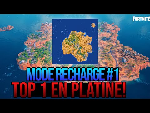 Je PASSE PLATINE sur FORTNITE sur la NOUVELLE MAP RECHARGE CHAPITRE 2 ! ( Rush UNREAL #1 )