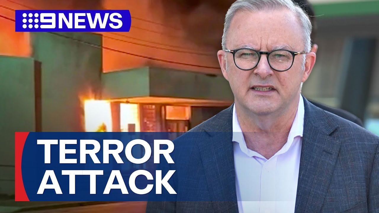 PM says synagogue bombing an ‘act of terror’ | 9 News Australia