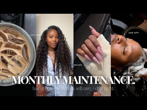 A WEEK IN MY LIFE ❥ hair apptmt, nails, self care maintenance, our first date, + a lot more!