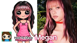 How to Draw Katseye 🩷 Megan