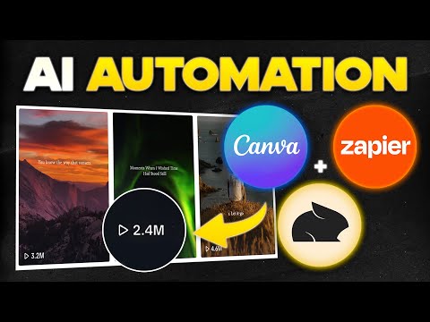 Make 1,000 Youtube Shorts with this AI Automation (ChatGPT + Zapier + Canva)