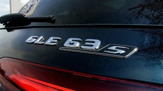 Driving 2024 GLE 63 S AMG Facelift Emerald Green Metalic HD