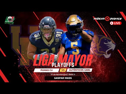 MÁXIMO AVANCE EN VIVO: PUMAS CU UNAM VS AUTÉNTICOS TIGRES UANL I PLAYOFFS | Liga Mayor ONEFA