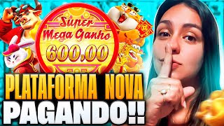 🔥PLATAFORMA QUE DA BÔNUS NO CADASTRO - PLATAFORMA NOVA DO TIGRINHO PAGANDO NO CADASTRO