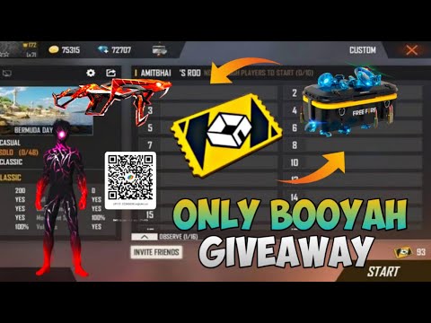 Free Fire Live Giveaway Custom Room | FF Live Team Code Giveaway | ff live giveaway