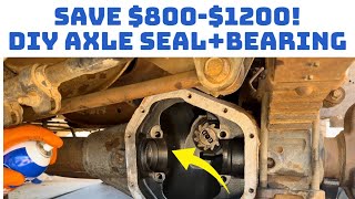How I Saved $1,000 Fixing My F250’s Axle Seals at Home