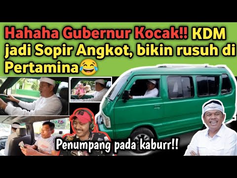 Ya Ampun Kang Dedy ampun dah, hahaha KDM jadi Sopir Angkut, bikin heboh sepanjang jalanan