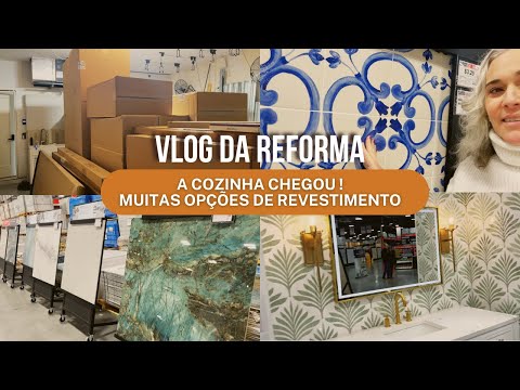 14º VLOG DA REFORMA - OS ARMÁRIOS DA COZINHA CHEGARAM! MUITAS IDEIAS NA LOJA, ME BATEU UMA DÚVIDA 😩