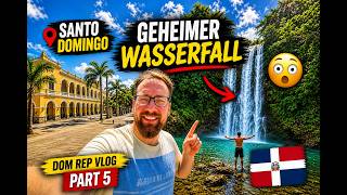 Mitten in Santo Domingo… und plötzlich dieser geheime Wasserfall 😳🇩🇴“