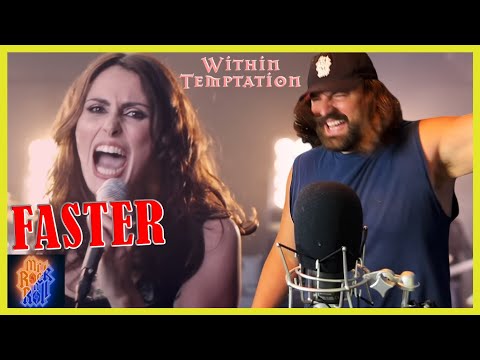 Sharon Dropping Lightning! | Within Temptation - Faster (Music Video) | REACTION