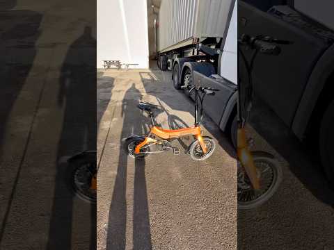 I keep an electric bike in my truck #truckerliam #myrider #keeptrucking