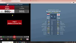 Aletta Wajer v Jo Locke - PDC Women's Series - Event 8