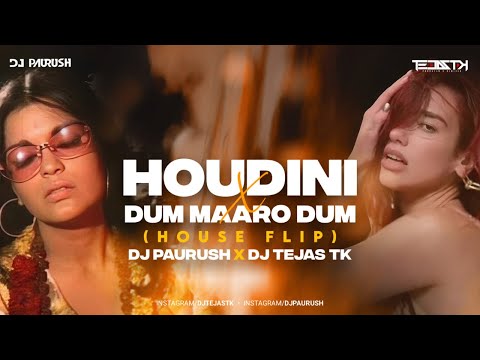 Houdini x Dum Maaro Dum | House Flip | Dua Lipa x Asha Bhosle Mashup | Old vs New HollyBolly Mashup