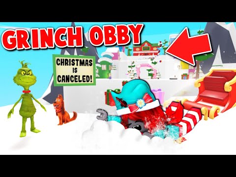 The GRINCH OBBY in Adopt Me! | Roblox