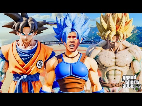 FRANKLIN TEAM VS OMNI GOD TEAM In GTA 5 DRAGON BALL GTA S1 Ep 5