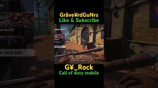 Codm CH G¥_Rock MVP #2024 #callofduty #codm #shorts