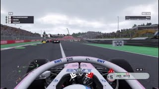 F2 Sprint Race Incident Spain