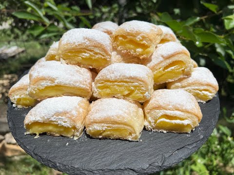 Dolce di pasta sfoglia 🤩 Ricetta in 5 minuti