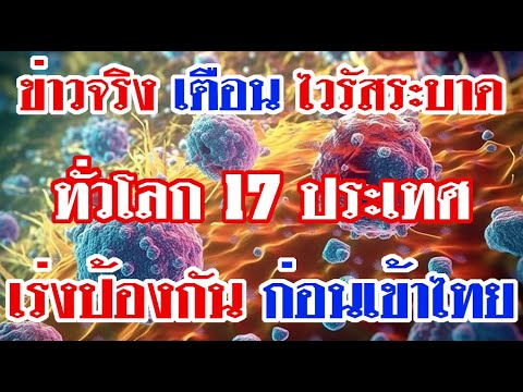 ข่าวจริงเตือนไวรัสระบาดทั่วโลก17ประเทศเร่งป้องกันก่อนเข้าจะส