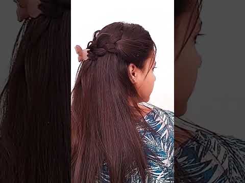 Very Easy Three Open Hairstyle/#hairstyle