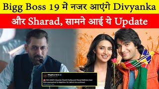Divyanka Tripathi and Sharad Malhotra are going to get trapped in Bigg Boss's house!! The actress re